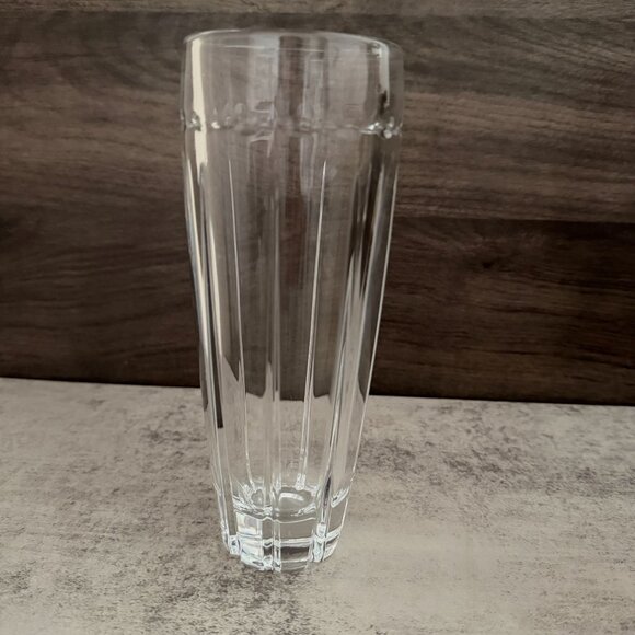 Vera Wang for Wedgwood Other - Vera Wang Wedgwood With Love German Clear Lead Crystal Flower Vase 7.5" Tall